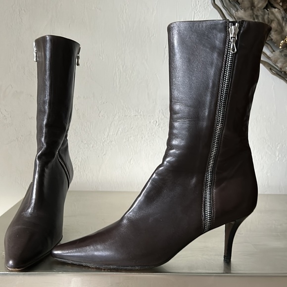 🔥HP🔥EUC Walter Steiger Handmade Italian Leather boots, Size 38 (71/2 to 8 US) - Picture 6 of 17